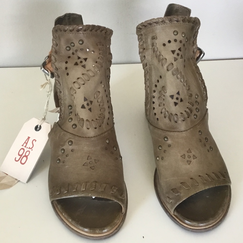 NWT A.S.98 Half Moon Markie Sandals (37) 7 - Picture 2 of 13